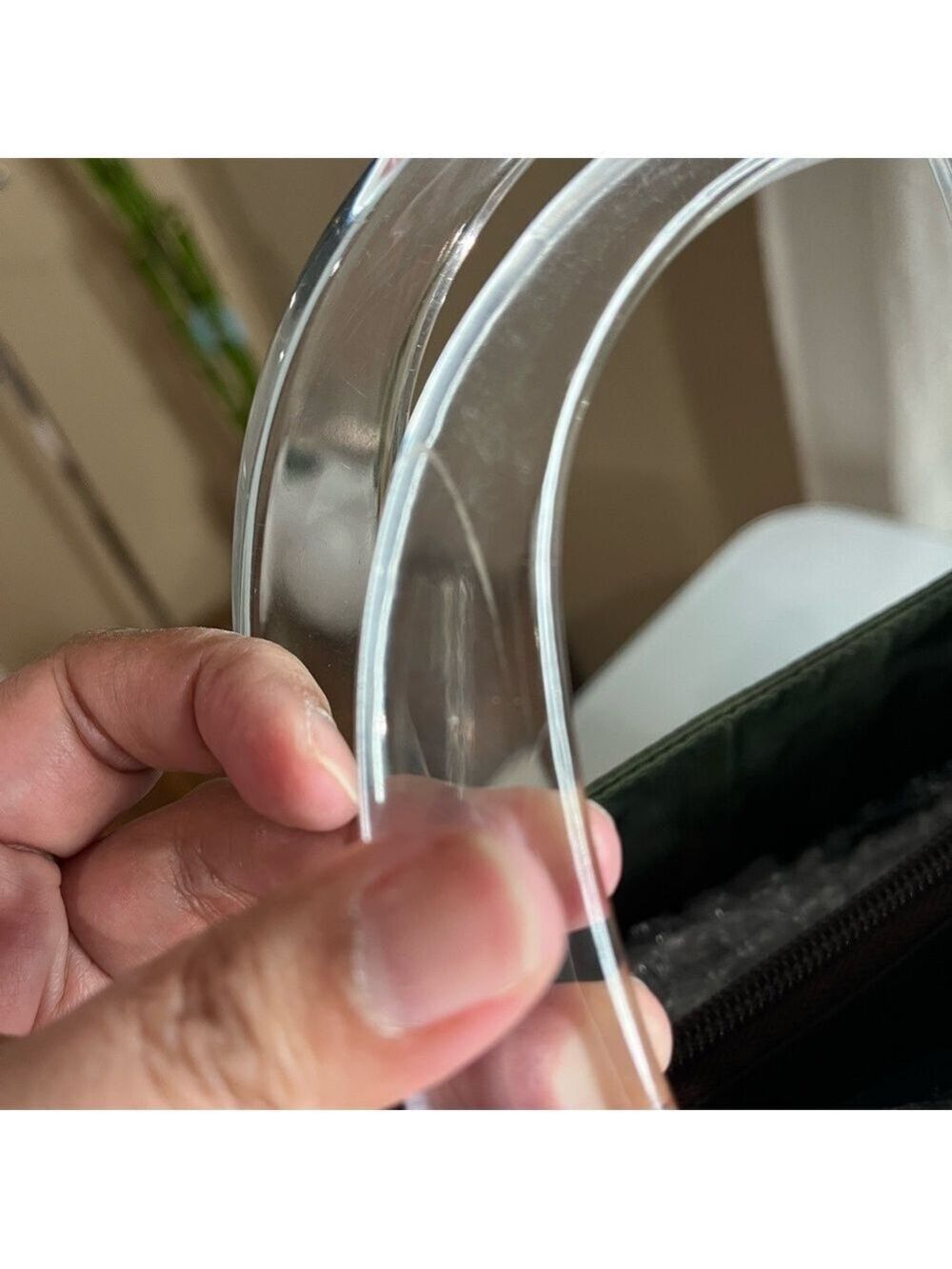 PRADA TESSUTO GREEN NYLON HANDBAG - Picture 7 of 11